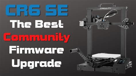 Your hot end board may be bad and needs to be. . Creality cr6 se firmware update